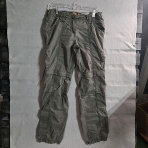 Rig Utility Clothing Convertible Cargo Pants Olive Green Zip Off Shorts Mens